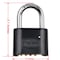 South Main Hardware Resettable Die-Cast Padlock, Black 810157 - alternate 2
